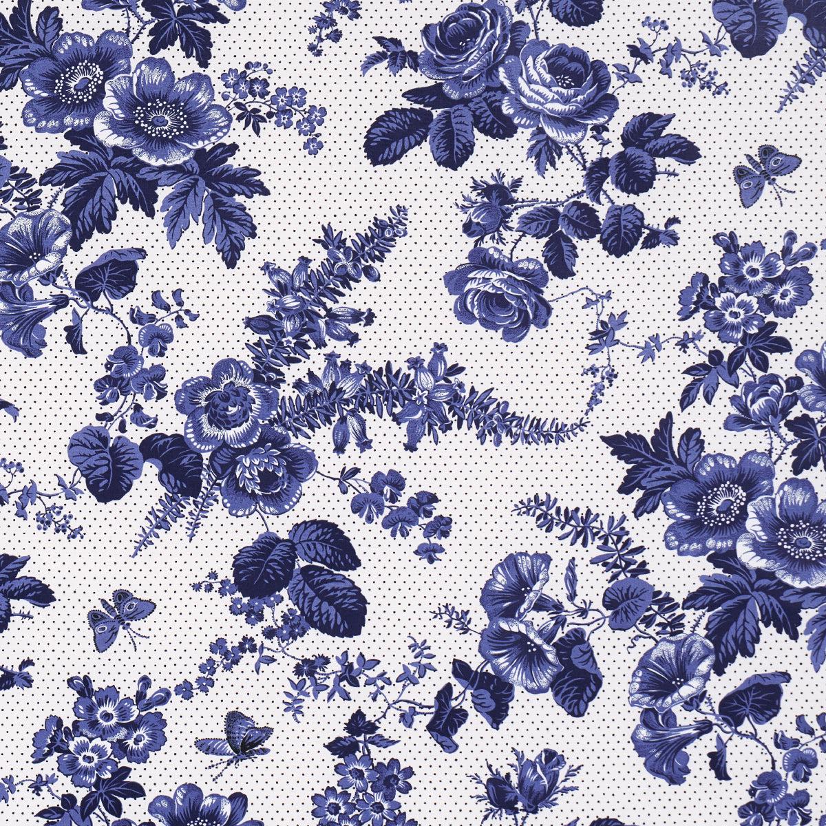 Sibyl Chintz Blue Fabric