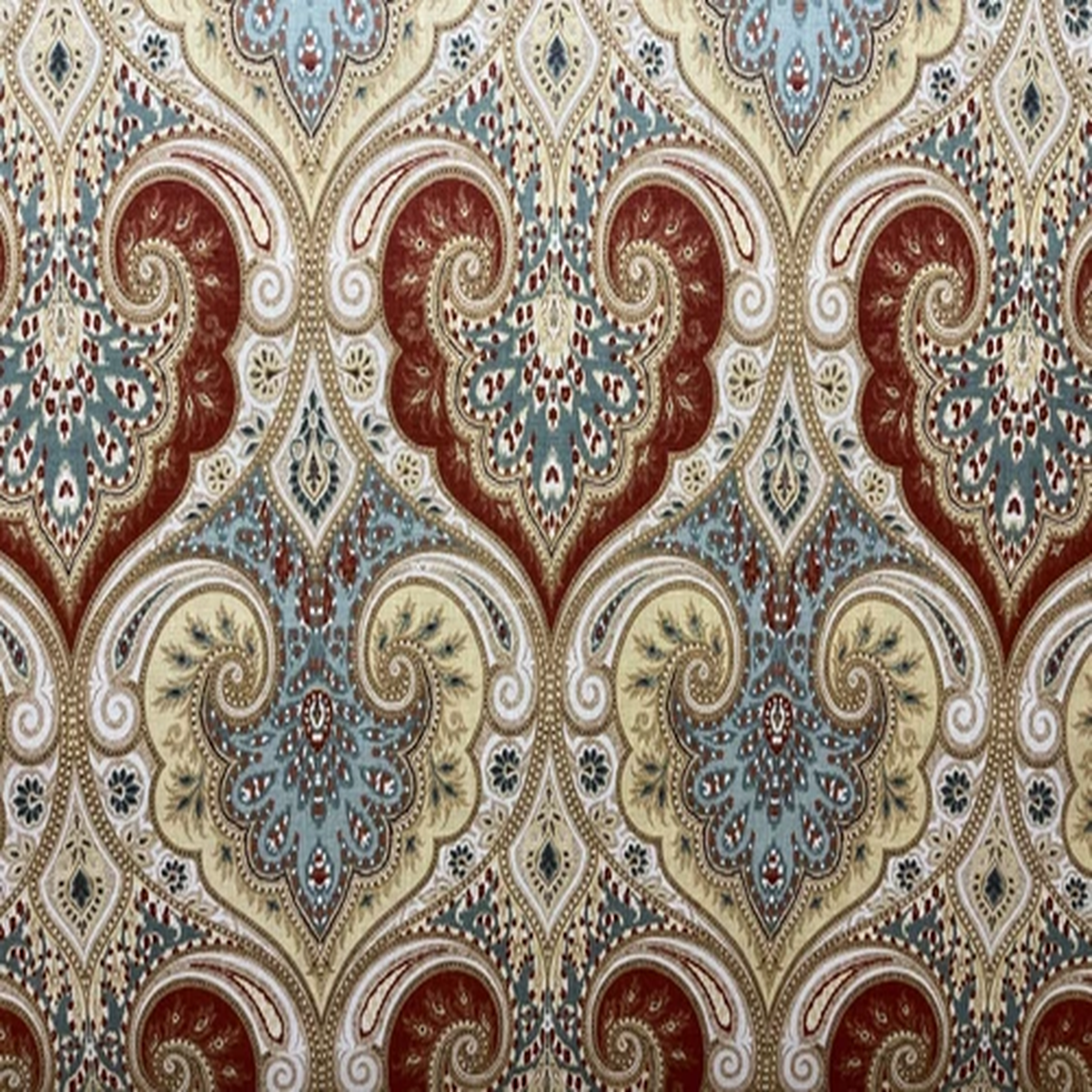 Upholstery fabric by the yard, 54” wide, ECHO Kravet: Lakita pattern, paisley